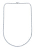Sterling Silver Cubic Zirconia Necklace JX128550
